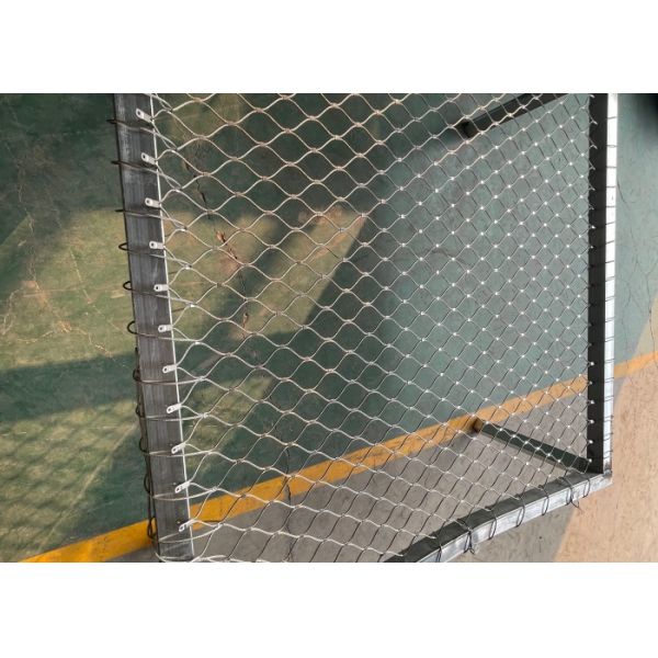 Bear 200KG Weight 2.5mm Ferruled Type SS316  Wire Rope Mesh for safety protection