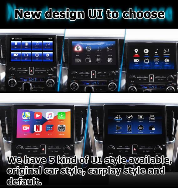 Android auto wireless carplay multimedia interface for Toyota Alphard Vellfire JBL