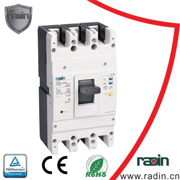Current Limiting Capacity Adjustable MCCB Earth Leakage Circuit Breaker ELCB