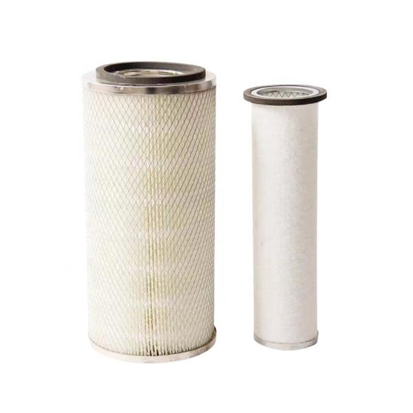 Papel de filtro para camiones pesados Filtro de aire 11033998 11033999 para camiones de 313*H580mm