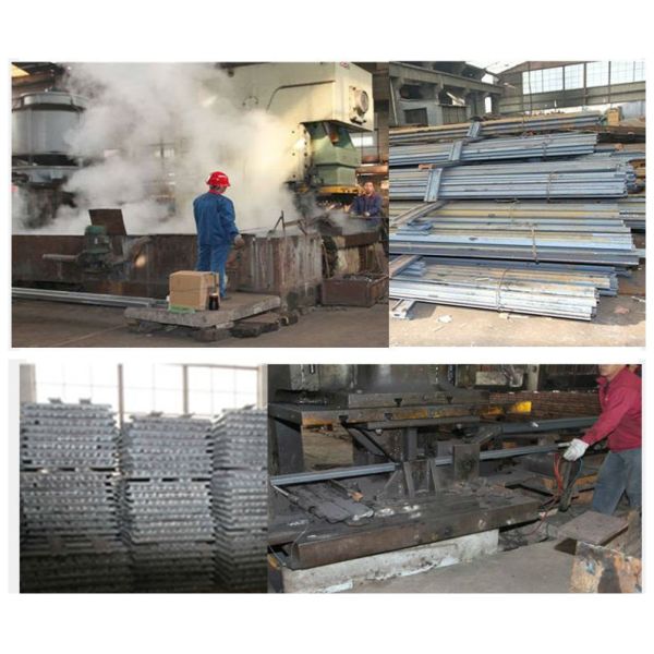 Плиты рыб античного железнодорожного рельсового пути стальные 6 отверстий с материалом К235 35# 45#