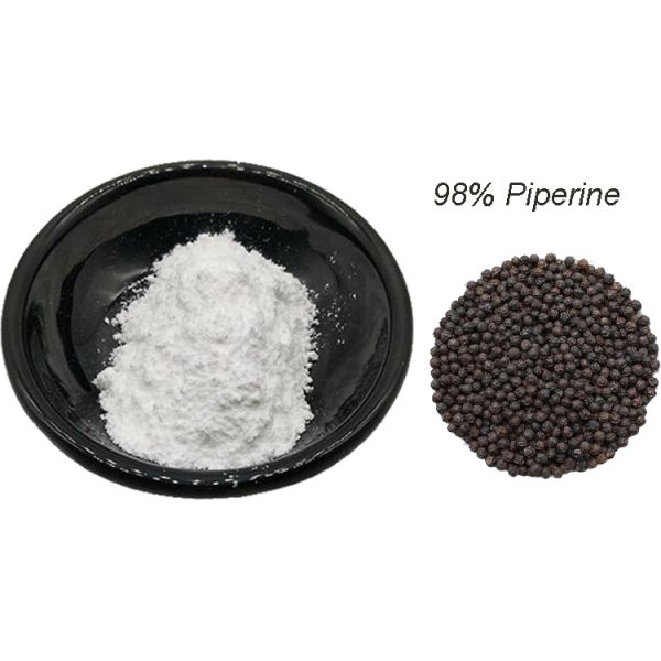 Cosmetics Black Pepper Extract Powder Natural Raw Material 50% 95% 98% Piperine