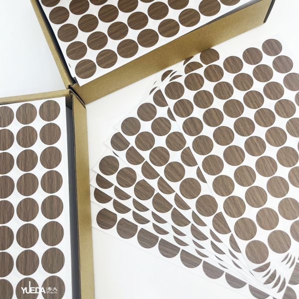 Dustproof Self Adhesive  PVC Screw Hole Stickers DY-083