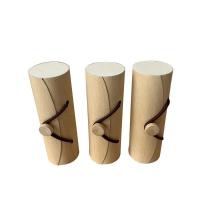 Round Wood Cylinder Box Custom Shape  Birch Veneer Gift Packing Box