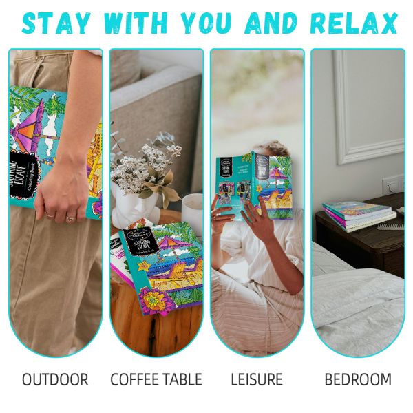 Thick Paper Coloring Book Printing Customized Paperback Coloring Books