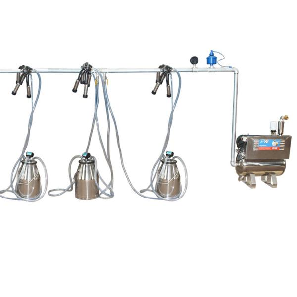 HL-JN10 Dairy Cow Farm Three Bucket Milking Machine with 25L Milking Bucket