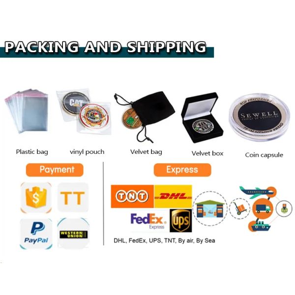 Diecast Custom Challenge Coins Satmping Commemorative Coin OEM