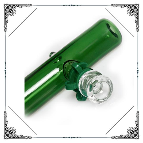 10 Inches Glass Steamroller Smoking Pipes 5mm thickness Borocilicate Tube Hand Pipe