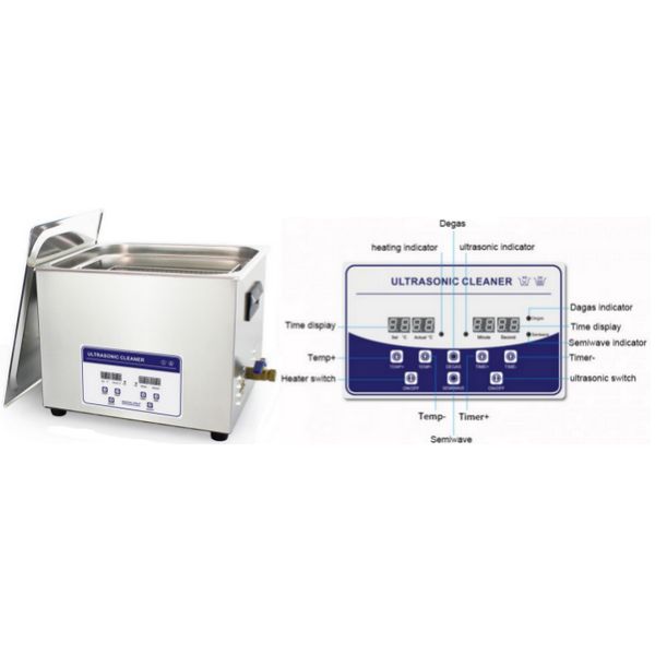 Хирургия оборудует стеклянную тару 40KHz 15L 360W капельницы Benchtop ультразвуковую более чистую
