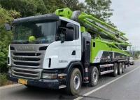 2013 Modo Zoomlion Camiones de hormigón usados 63m Con chasis Scania en Egipto maquinaria pesada después de la renovación