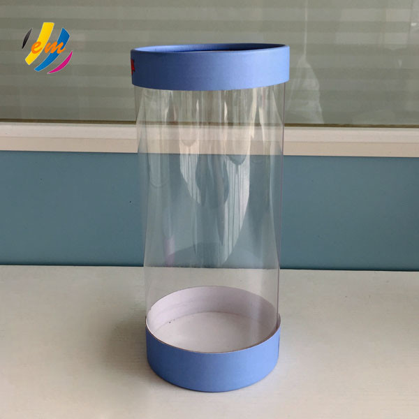 Emballage de tube de PVC de diamètre d'EMEI 90mm avec le couvercle