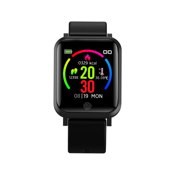 As chegadas novas enegrecem o oxigênio Taiwan e Hong Kong Smartwatch da pressão sanguínea do relógio de NFC F22