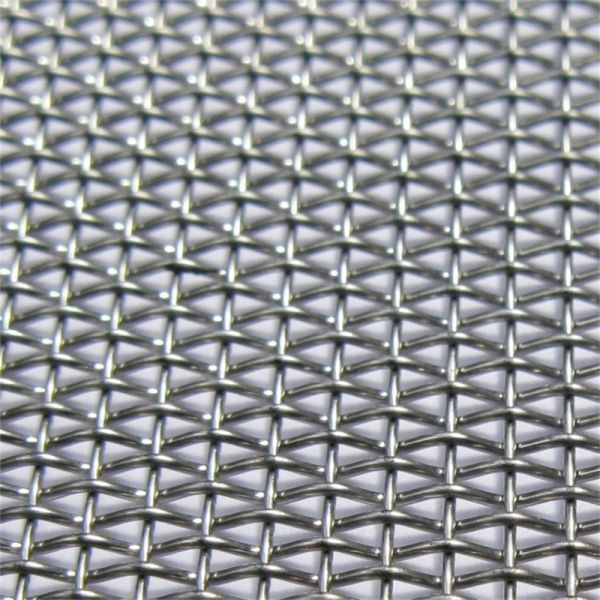 Engrenez la maille tissée inoxydable galvanisée par 3x3 d'alliage d'aluminium décorative en argent