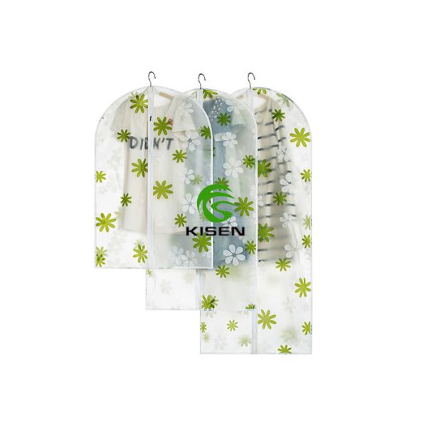 Stamping Foldable Suit Travel Bag , Translucence Waterproof Clothes Bag