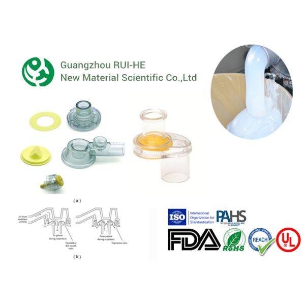 Goma de silicona estándar del grado médico del FDA, goma de silicona de la curación del platino