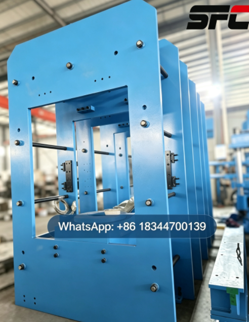 Frame Type Plate Vulcanizing Press with Fast Heating and Even Heat Distribution for Rubber Vulcanization