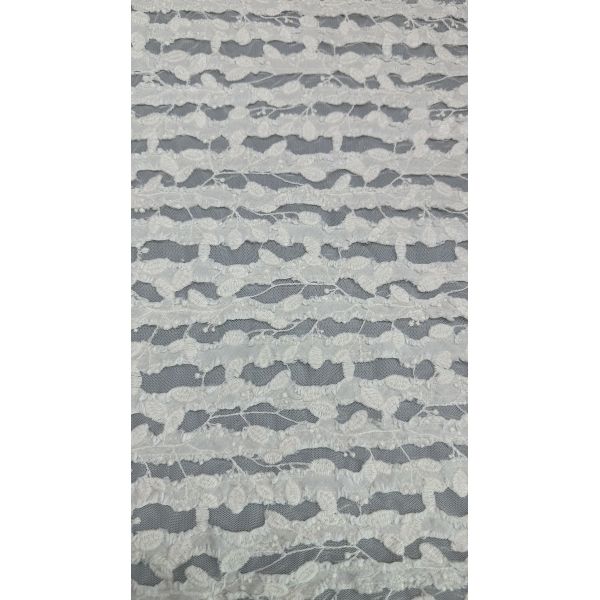 Soft White Cotton Lace Fabric for Garments Lingerie and Fashion Design