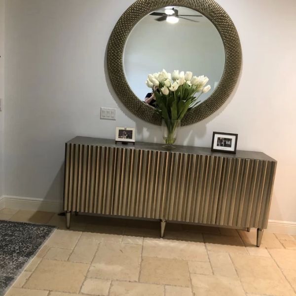 Particleboard Solid Wood Modern Sideboard TV Cabinet Console