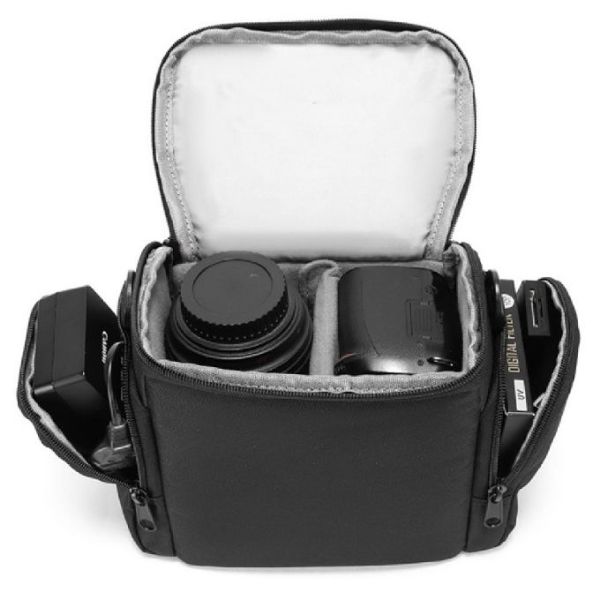 Portable Black Durable Waterproof Camera Crossbody Bag Camera Sling Bag