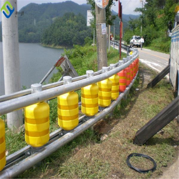 Polyurethane Roller Safety Barrier Guard Rail For Highway Tunnel Bridge