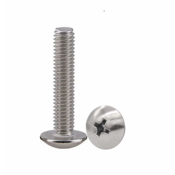 Steel Pan Head Machine Screws Bolts M3 M4 M5 M6 M8 M10 M12 1/4 5/16 3/8 1/2 for 8-32 x 3/4 Inch Drawer Knobs Pull Handle