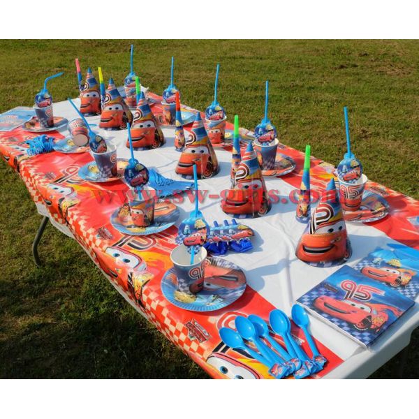 Cars theme Kids Birthday Party Decoration Set Party Supplies Baby Birthday Pack event party supplies