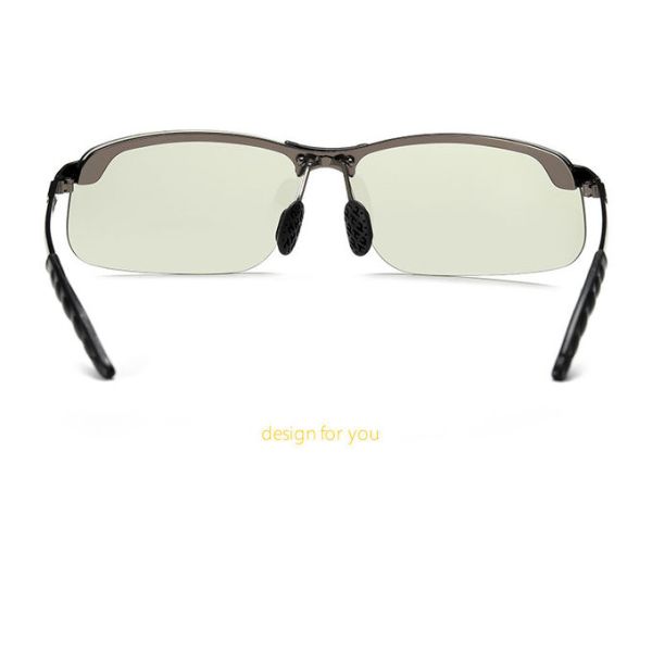 Polarized Photochromic Mens Luxury Sunglasses BSCI Color Changing Lens