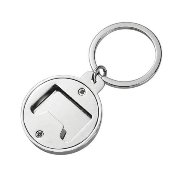 Décapsuleur de bouteille de bière personnalisé avec porte-clés, sublimation, décapsuleur en métal avec porte-clés