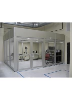 Estrutura modular de aço inoxidável de quarto desinfetado de Softwall da classe 100 fácil mover-se