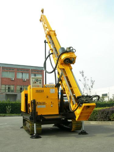 Full Hydraulic Core Drill Rig , Underground Drill Rig Long Feeding Stroke