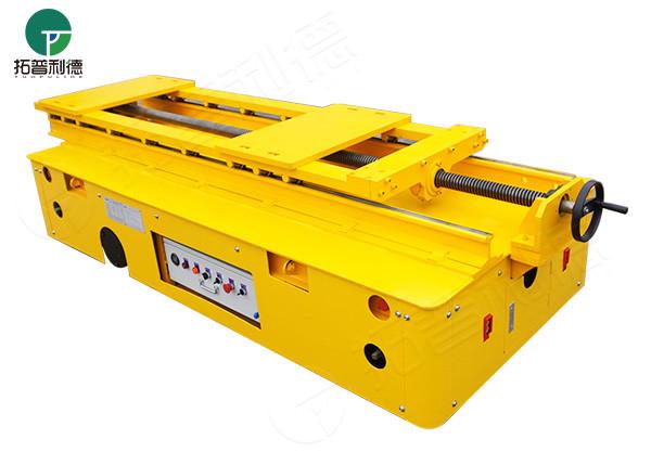Steerable Motor Trolley Wheel Drive 10tone Transfer Cart