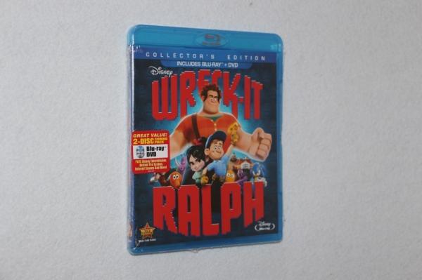 2016 kids Blue ray Wreck-it Rrlph cartoon disney dvd Movies for children Blu-ray movies