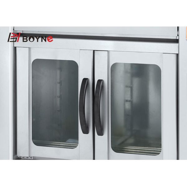 Cubierta eléctrica de acero inoxidable dos Tray Bakery Oven With Poofer del alto temeprature comercial una