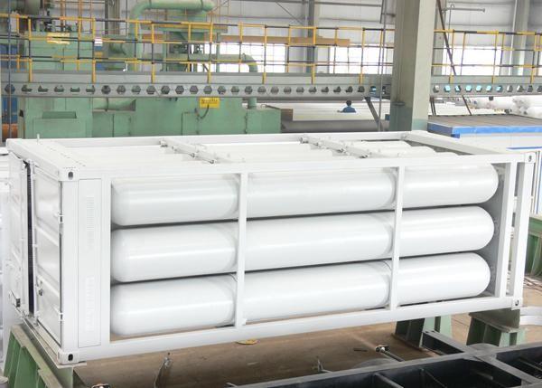 4130Q CNG Gas Cylinder Skid , Large Volume Compressed Natural Gas Cylinders