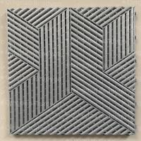 Factory Rigid Colorful Interlocking PP cubic garage floor tiles plastic Garage Flooring
