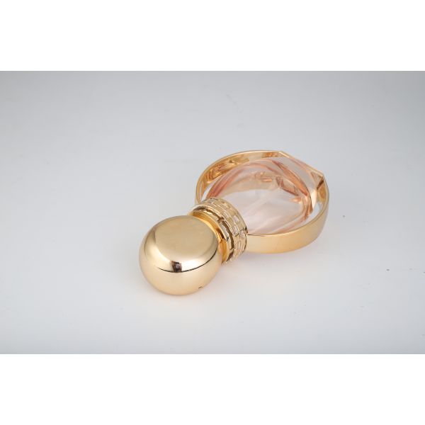 Насос рамки золота бутылки учреждения роскошного уникального дизайна стеклянные и крышка 40ml