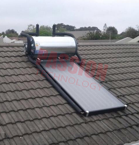 Integrated Pressurized Flat Plate Solar Hot Water Blue Titanium Solar Collector
