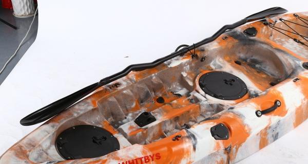 Hobie Auge senta-se na canoa superior único Seat avaliado parte superior com suporte de vara de pesca