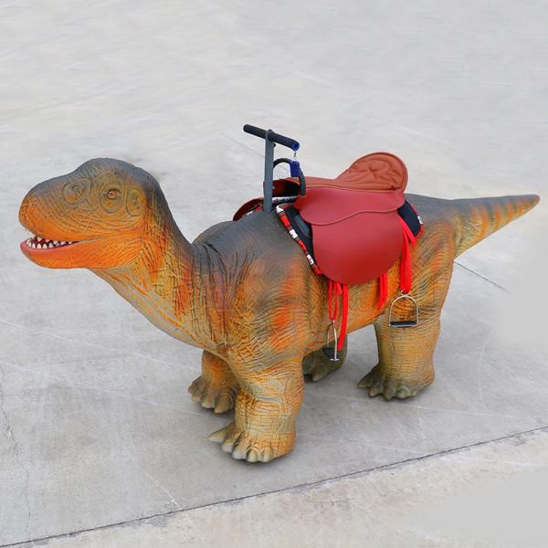 Electric Walking Dinosaur Ride Animatronic Triceratops Dinosaurs Ride for Children