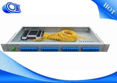 High Stability Fiber Optic Termination Box , 1 * 32 Fiber Optic Coupler