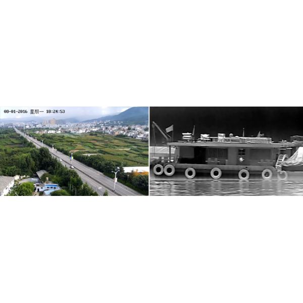 Видеокамера термического изображения системы охраны наклона 360 лотков термальная