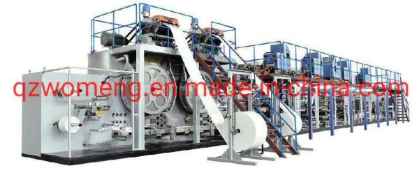 WM-A002 Computer Control Panel Adult Nappy Manufacturing Machine Automation Light Production