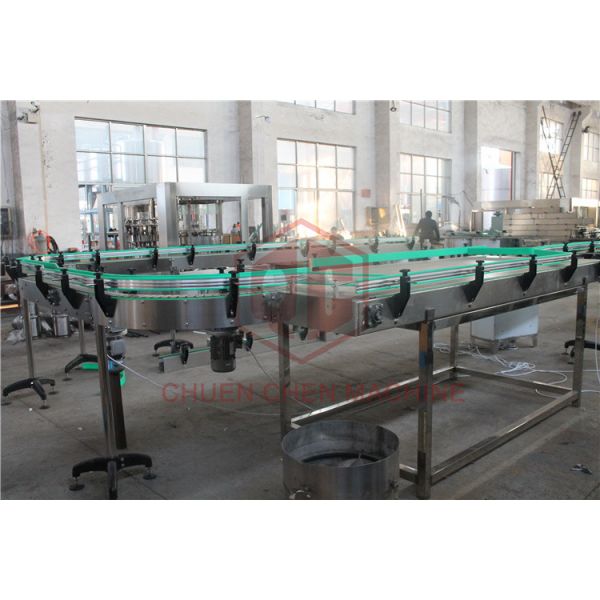 Industrial Filling Capping And Labeling Machine With Belt Conveyor System