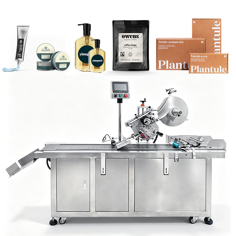 YM210D Automatic Flat Labeling Machine Boxs Bags and Square Bottle Labeling Machine