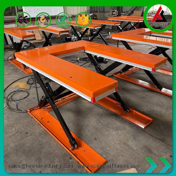 China 600kg-1500kg Capacity U Type Scissor Lift Table Pallet Lift