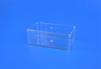 PE Clear Square Storage Bins . Food Grade Square Plastic Storage Containers