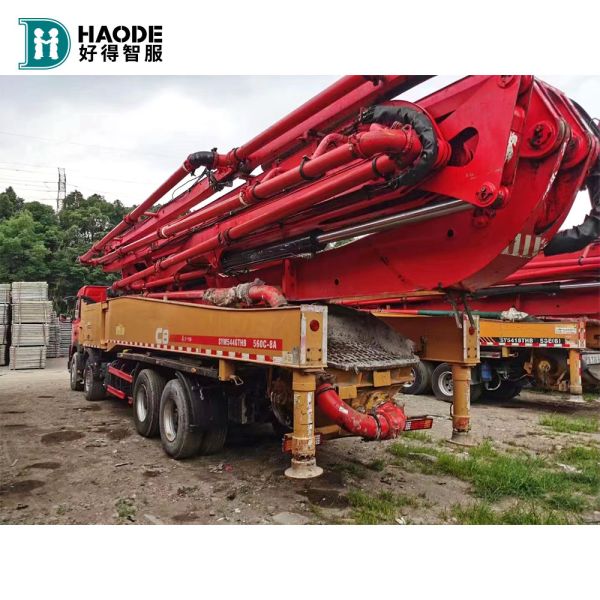 2018 Год HAODE Sany SYM5446THB Использованный дизайн Гидравлический насос Дизельное бетонное насосное устройство