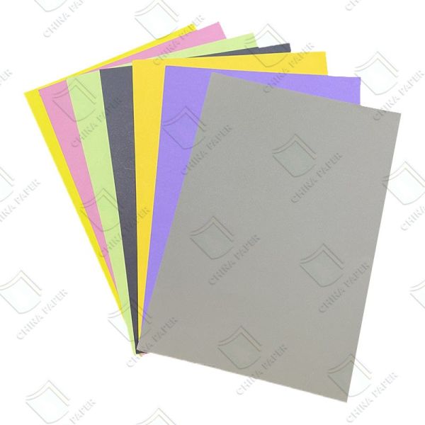 Papel offset não revestido de cor rosa claro/amarelo/azul/verde/púrpura de