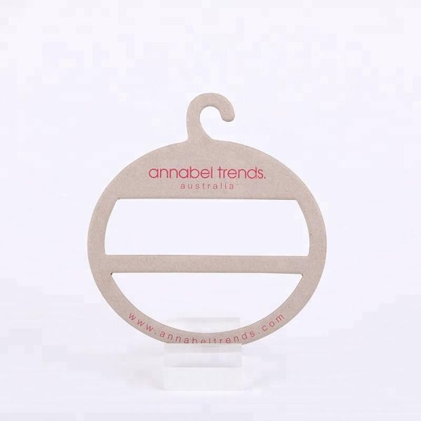 Eco Friendly Cardboard Scarf Hangers Multi Season With Printing Logo And Starch Glue