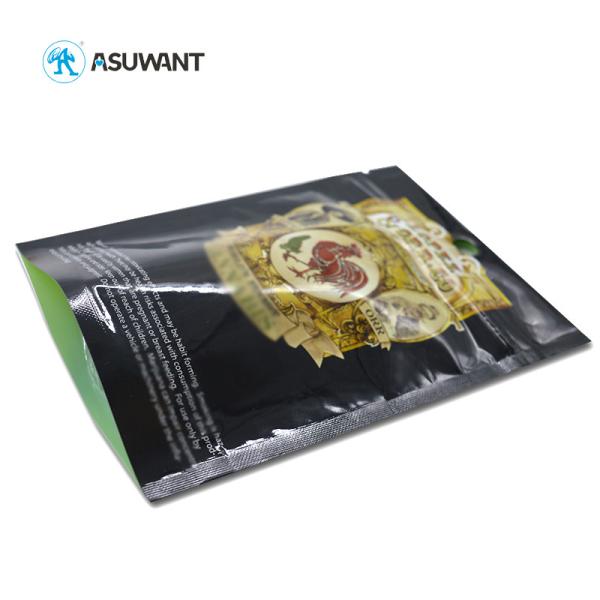 O zíper Mylar da prova do cheiro de CMYK ensaca médico sem perigo para as crianças de VMPET com janela